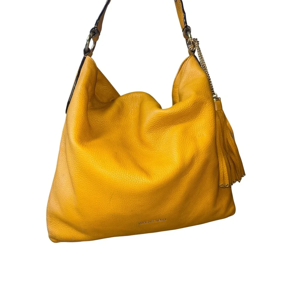 Michael Kors Yellow Brooklyn‎ Large Leather Hobo Bag